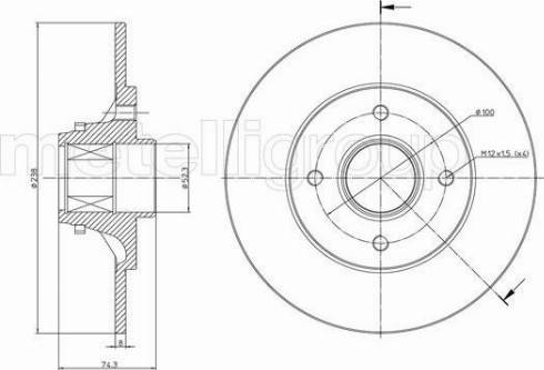 Fri.Tech. BD1598 - Əyləc Diski furqanavto.az