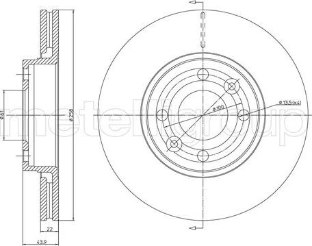 Fri.Tech. BD1544 - Əyləc Diski furqanavto.az