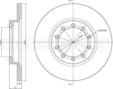 Fri.Tech. BD1509 - Əyləc Diski furqanavto.az