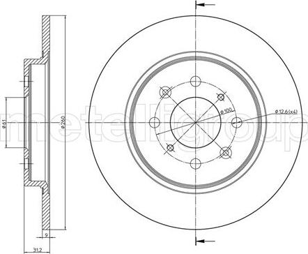 Fri.Tech. BD1502 - Əyləc Diski furqanavto.az