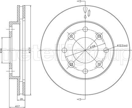 Fri.Tech. BD1519 - Əyləc Diski furqanavto.az