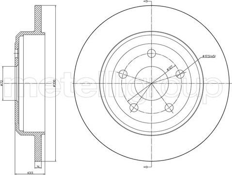 Fri.Tech. BD1510 - Əyləc Diski furqanavto.az