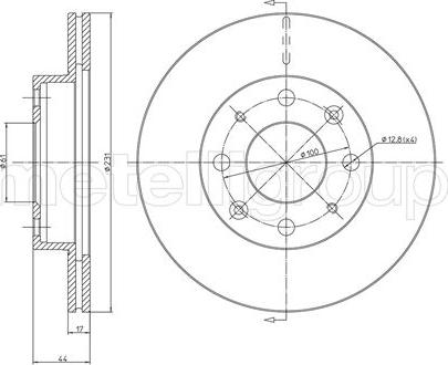 Fri.Tech. BD1582 - Əyləc Diski furqanavto.az