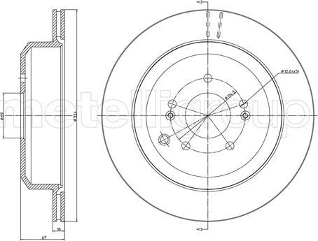 Fri.Tech. BD1534 - Əyləc Diski furqanavto.az