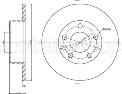 Fri.Tech. BD1575 - Əyləc Diski furqanavto.az