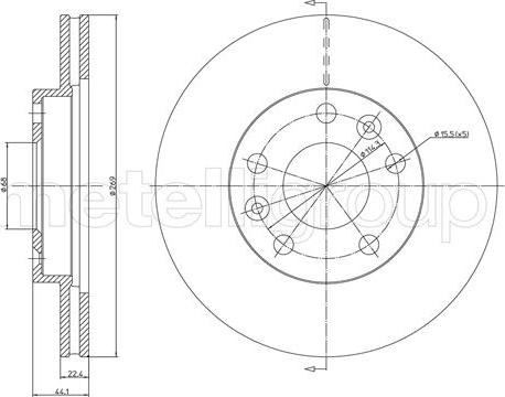 Fri.Tech. BD1643 - Əyləc Diski furqanavto.az