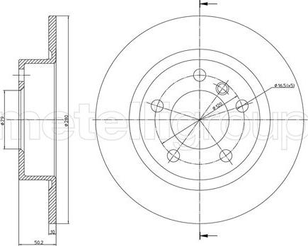 Fri.Tech. BD1656 - Əyləc Diski furqanavto.az