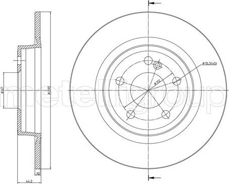 Fri.Tech. BD1668 - Əyləc Diski furqanavto.az