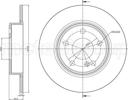 Fri.Tech. BD1662 - Əyləc Diski furqanavto.az