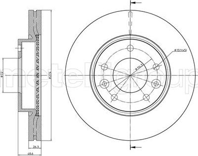 Fri.Tech. BD1606 - Əyləc Diski furqanavto.az