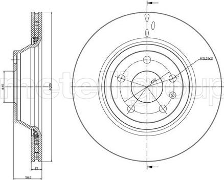 Fri.Tech. BD1608 - Əyləc Diski furqanavto.az