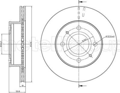 Fri.Tech. BD1607 - Əyləc Diski furqanavto.az