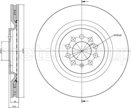 Fri.Tech. BD1610 - Əyləc Diski furqanavto.az