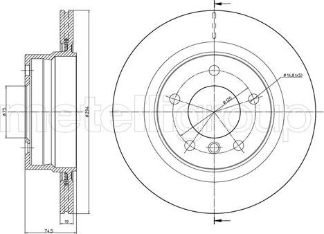 Fri.Tech. BD1611 - Əyləc Diski furqanavto.az