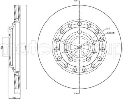 Fri.Tech. BD1684 - Əyləc Diski furqanavto.az