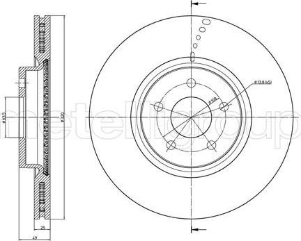 Fri.Tech. BD1681 - Əyləc Diski furqanavto.az