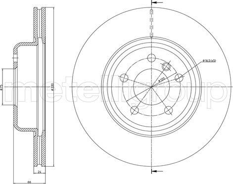 Fri.Tech. BD1635 - Əyləc Diski furqanavto.az