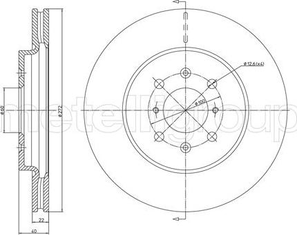 Fri.Tech. BD1638 - Əyləc Diski furqanavto.az