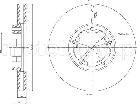 RHIAG PB T-RT36 - Əyləc Diski furqanavto.az