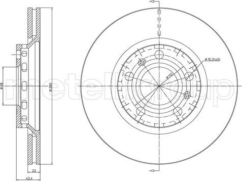 Fri.Tech. BD1623 - Əyləc Diski furqanavto.az