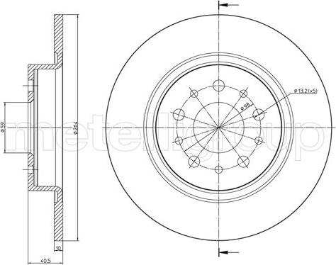 Fri.Tech. BD1678 - Əyləc Diski furqanavto.az