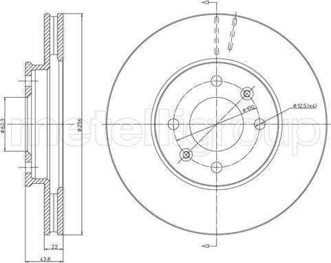 Fri.Tech. BD1672 - Əyləc Diski furqanavto.az