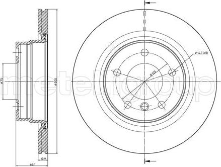 Fri.Tech. BD1095 - Əyləc Diski furqanavto.az