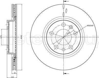 Fri.Tech. BD1090 - Əyləc Diski furqanavto.az