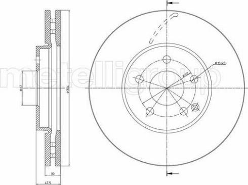 Fri.Tech. BD1041 - Əyləc Diski furqanavto.az