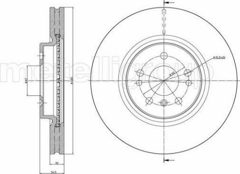 Fri.Tech. BD1043 - Əyləc Diski furqanavto.az