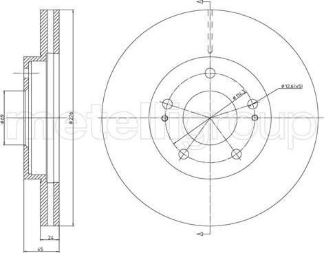 Fri.Tech. BD1052 - Əyləc Diski furqanavto.az