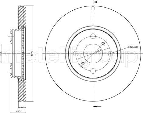 Fri.Tech. BD1068 - Əyləc Diski furqanavto.az