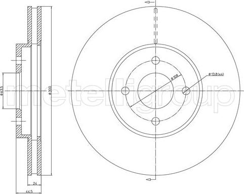 Fri.Tech. BD1004 - Əyləc Diski furqanavto.az