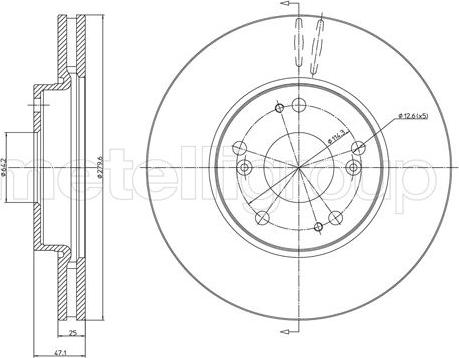 Fri.Tech. BD1008 - Əyləc Diski furqanavto.az