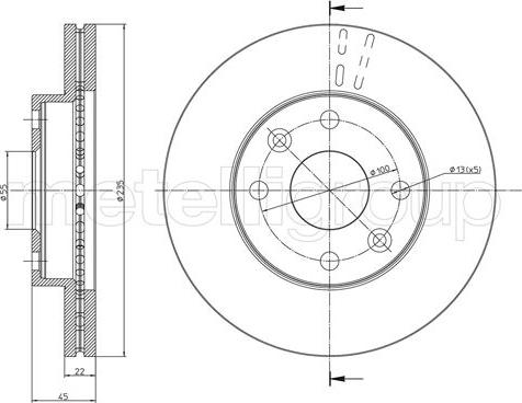 Fri.Tech. BD1029 - Əyləc Diski furqanavto.az