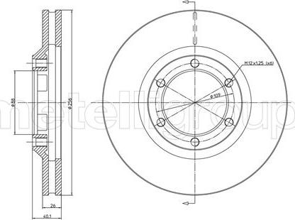 Fri.Tech. BD1021 - Əyləc Diski furqanavto.az