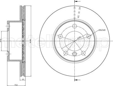 Fri.Tech. BD1071 - Əyləc Diski furqanavto.az