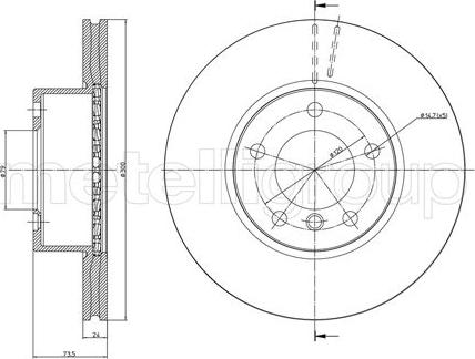 Fri.Tech. BD1073 - Əyləc Diski furqanavto.az