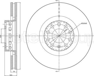 Fri.Tech. BD1199 - Əyləc Diski furqanavto.az