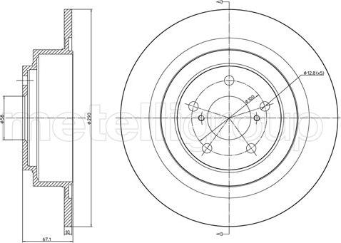 Fri.Tech. BD1148 - Əyləc Diski furqanavto.az