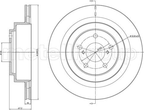 Fri.Tech. BD1147 - Əyləc Diski furqanavto.az