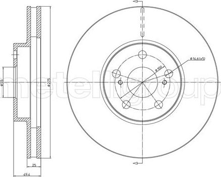 Fri.Tech. BD1157 - Əyləc Diski furqanavto.az