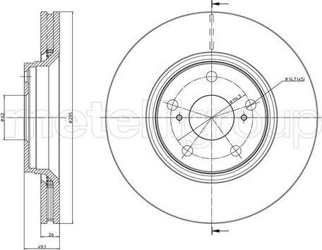 Fri.Tech. BD1169 - Əyləc Diski furqanavto.az