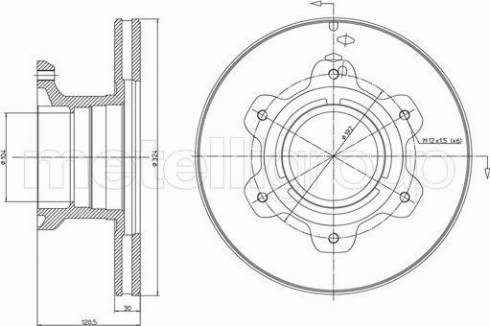 Fri.Tech. BD1161 - Əyləc Diski furqanavto.az