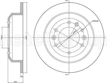 Fri.Tech. BD1118 - Əyləc Diski furqanavto.az