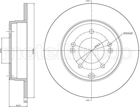 Fri.Tech. BD1112 - Əyləc Diski furqanavto.az