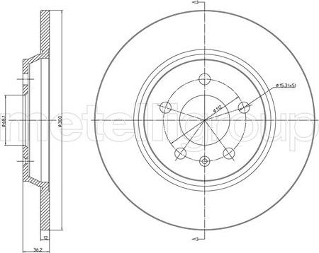 Fri.Tech. BD1184 - Əyləc Diski furqanavto.az