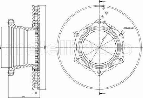 Fri.Tech. BD1134 - Əyləc Diski furqanavto.az