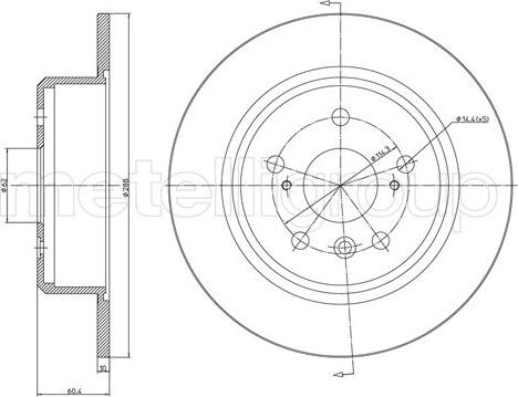 Fri.Tech. BD1125 - Əyləc Diski furqanavto.az