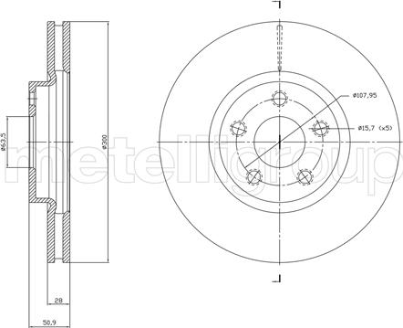 Fri.Tech. BD1834 - Əyləc Diski furqanavto.az